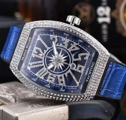 Reloj Cubo de Diamantes Estrellado