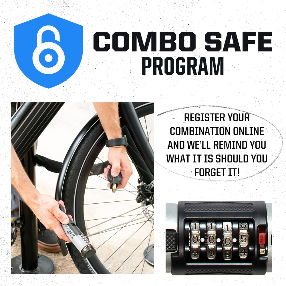 Kryptonite Kryptolok Combination U-Lock | Seguridad Total para tu Bicicleta en Cualquier Lugar