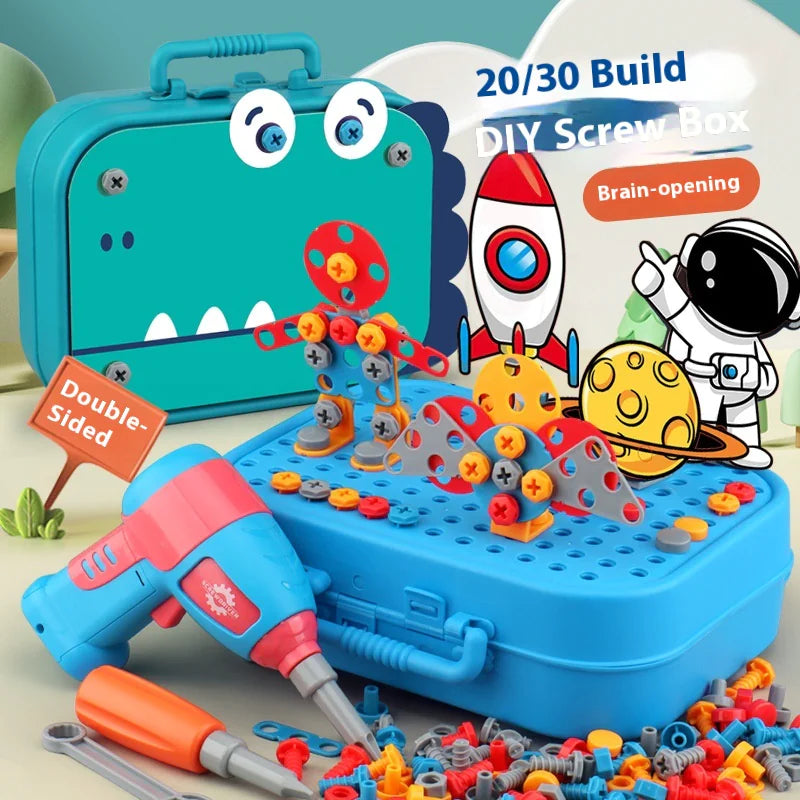 Caja de Herramientas Eléctricas para Niños
