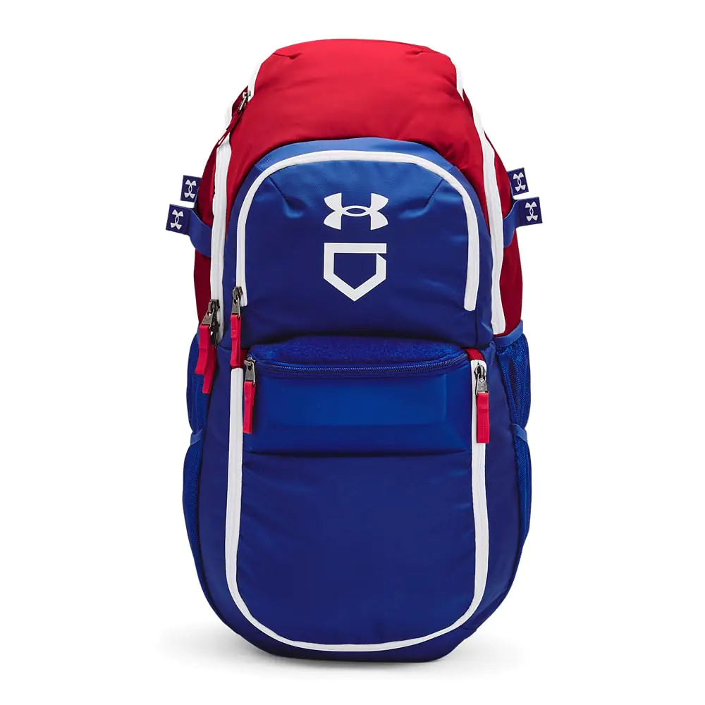 Under Armour mens Yard Baseball Backpack Red (601)/White One Size