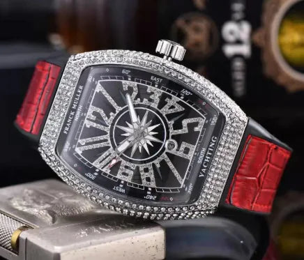Reloj Cubo de Diamantes Estrellado