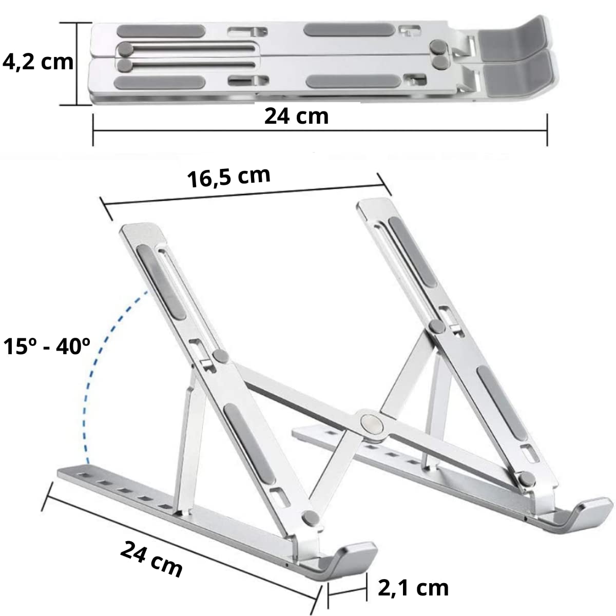 Foldable Laptop Stand Adjustable Notebook Stand Portable Laptop