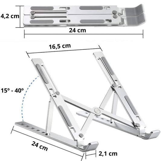 Foldable Laptop Stand Adjustable Notebook Stand Portable Laptop