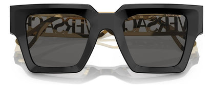 Versace Woman Sunglasses Black Frame Dark Grey Lenses 50MM
