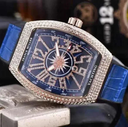 Reloj Cubo de Diamantes Estrellado