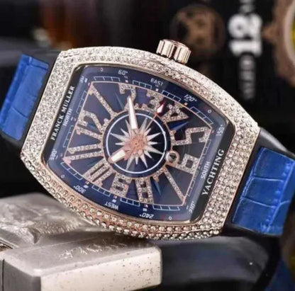Reloj Cubo de Diamantes Estrellado