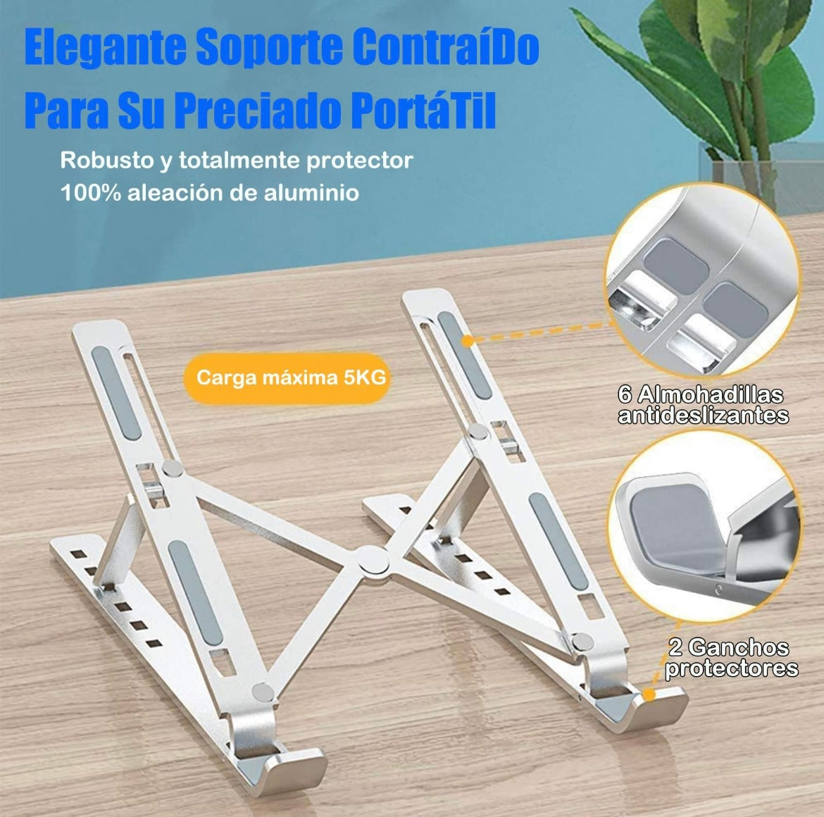Foldable Laptop Stand Adjustable Notebook Stand Portable Laptop