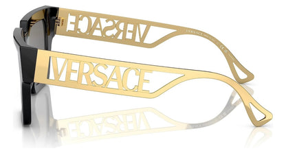 Versace Woman Sunglasses Black Frame Dark Grey Lenses 50MM