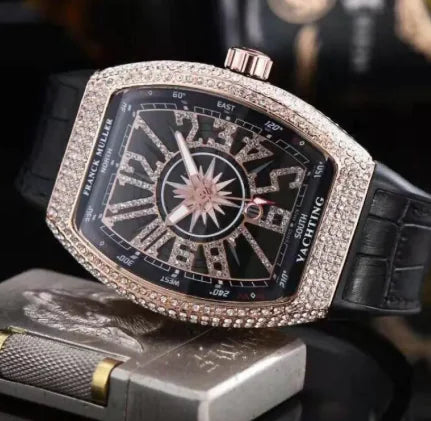 Reloj Cubo de Diamantes Estrellado