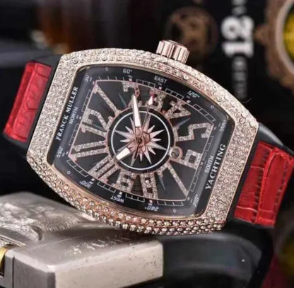 Reloj Cubo de Diamantes Estrellado