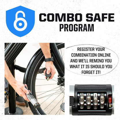 Kryptonite Kryptolok Combination U-Lock | Seguridad Total para tu Bicicleta en Cualquier Lugar