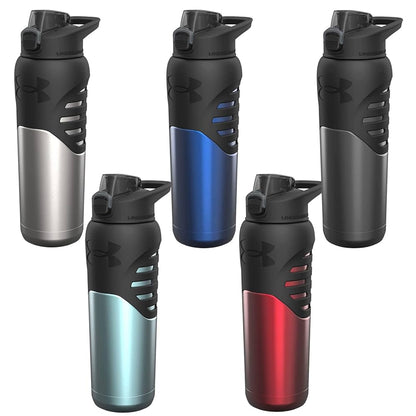 Under Armour Botella de Agua de 24oz | Acero Inoxidable, Aislada y a Prueba de Fugas