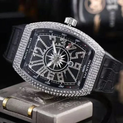 Reloj Cubo de Diamantes Estrellado